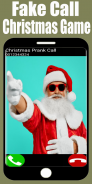 Fake Call Christmas Game screenshot 4