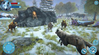 Arctic Wolf Keluarga Simulator: Wildlife Permainan screenshot 2