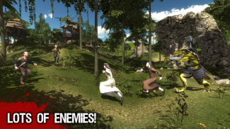 Angry Half Dragon Sim 3D screenshot 1