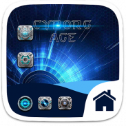 Cyborg Age Theme screenshot 2