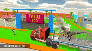 Jurassic zoo dinosaur world: animal transport screenshot 2