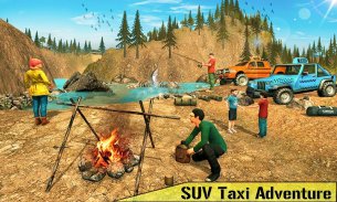 SUV Taxi Yellow Cab: Offroad NY Taxi Driving Game screenshot 1