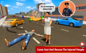 Police Ambulance Driving Games screenshot 2