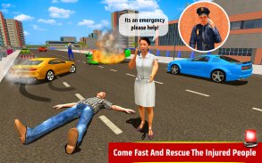 Police Ambulance Rescue Driving: 911 Emergency screenshot 2