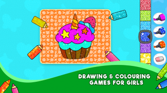 유니콘 반짝이 색칠 공부 게임 : 유니콘 색칠 screenshot 6