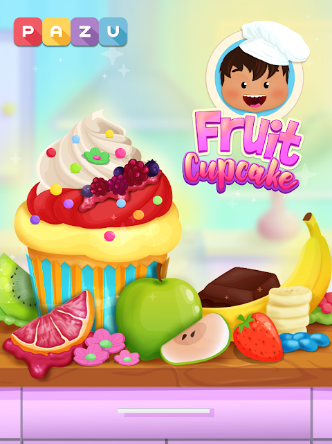 Download do APK de Fábrica fabricantes cupcakes aniversário: jogos para  Android