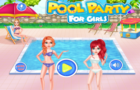 bên hồ bơi cho trẻ em gái screenshot 0
