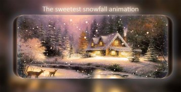 تساقط الثلوج الرسوم المتحركة screenshot 4