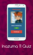 Inazuma 11 Quiz game screenshot 1