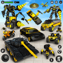 Monster Hero Robot Car Game Icon