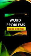 Word Problems ( Complete Concepts with Tricks) screenshot 0