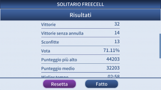 FreeCell Solitario Pro screenshot 3