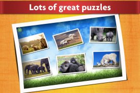 Puzzle Game with Baby Animals screenshot 0