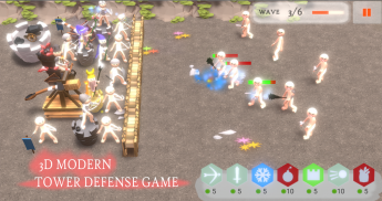 Stickman 3D Tower Defense screenshot 2