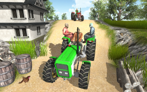 Tractor Driving Village Game screenshot 0