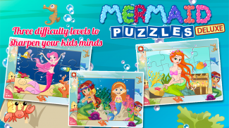 Mermaid Jigsaw Puzzles Deluxe screenshot 1