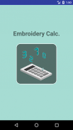 Embroidery Calc screenshot 0