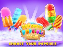 Ice cream popsicle maker: Frozen dessert cooking screenshot 0