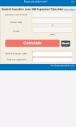 Education Loan EMI Calculator screenshot 0