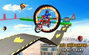 Ramp Bike Impossible Racing Game screenshot 1