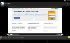 Stock Value Analyzer Lite screenshot 8