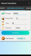 Simple Interest, Compound Interest, EMI Calculator screenshot 1