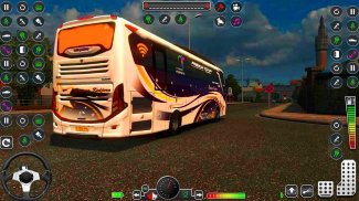 Real City Coach Bus Games 3D screenshot 5