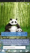 Thème Panda GO SMS Pro screenshot 1
