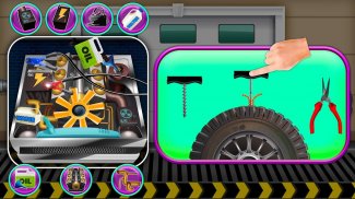 警察洗车清理：修理和设计车辆 screenshot 4