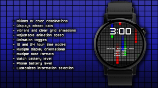 Watch Face: Color Pixel - Wear OS Smartwatch screenshot 6