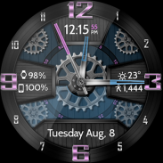 Wooden Gears HD Watch Face screenshot 10