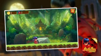 Super Run Ladybug Adventure Jungle screenshot 0