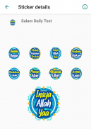 Islamic Stickers (WAStickerApps) screenshot 3