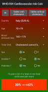 WHO/ISH Risk prediction Calc screenshot 1