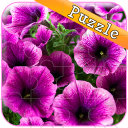 Flowers jigsaw puzzle Icon