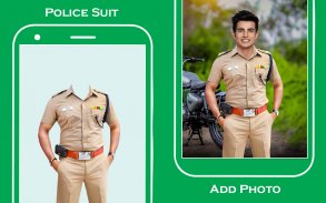 Men police suit photo editor screenshot 2