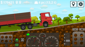 Mini Trucker - 2D offroad truck simulator screenshot 11