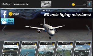 Real 3D Pilot Flight Simulator screenshot 3