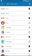 Sweden Mobile TV Guide screenshot 1