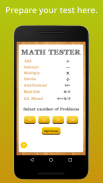 Math Tester FREE screenshot 0