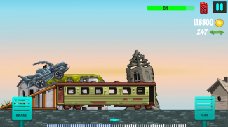 Car Hill Climbing 2D Racing screenshot 5