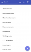 Types of matrices screenshot 8