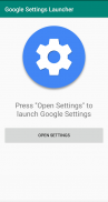 Settings Launcher screenshot 0