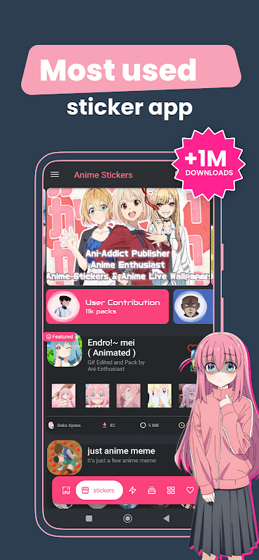 Anime Stickers For WhatsApp APK for Android Download