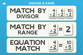 Division Flashcard Match Games screenshot 2