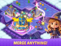 Merge Witches-Match Puzzles screenshot 4