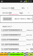 Density Calculator screenshot 4