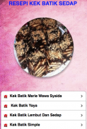 RESEPI KEK BATIK SEDAP 2020 screenshot 4