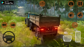 Tractor Trolley Cargo  : Farming Simulator 2021 screenshot 1