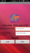 Calculate GCD and LCM screenshot 3